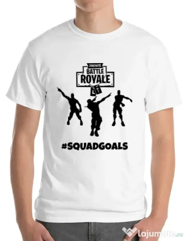 Tricou ADLER barbat Squad goals Alb