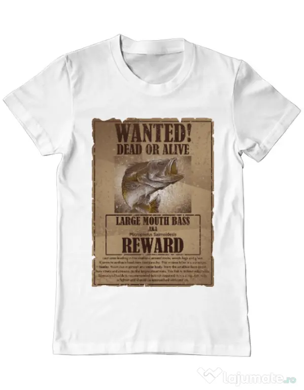 Tricou ADLER barbat Dead or alive Alb