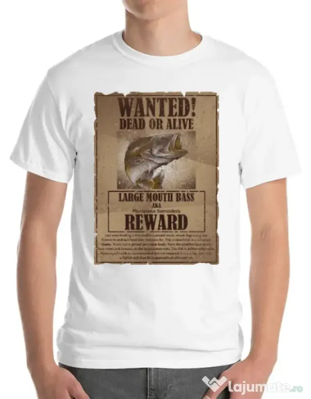 Tricou ADLER barbat Dead or alive Alb