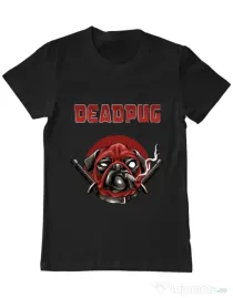 Tricou ADLER barbat Deadpug Negru
