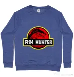 Bluza ADLER barbat Fish hunter Albastru melanj