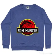Bluza ADLER barbat Fish hunter Albastru melanj