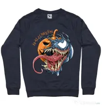Bluza ADLER barbat Halloween Venom Denim inchis