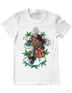 Tricou ADLER barbat Jamaican Alb