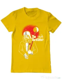 Tricou ADLER barbat The darkfather Galben