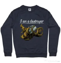 Bluza ADLER barbat Destroyer Denim inchis