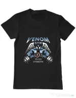 Tricou ADLER barbat Venom gym Negru