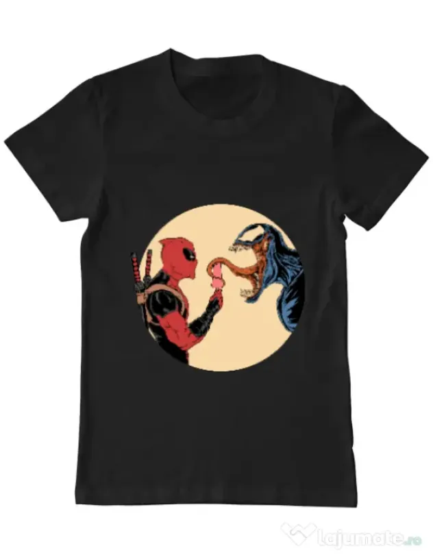 Tricou ADLER barbat Venom icecream Negru