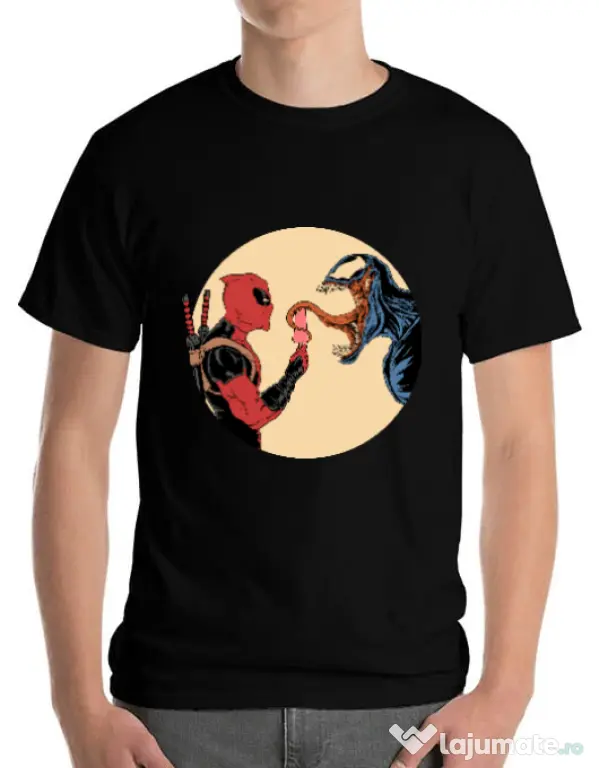 Tricou ADLER barbat Venom icecream Negru