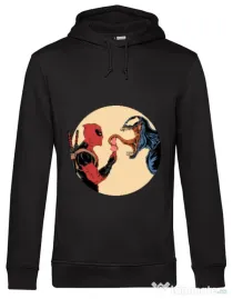 Hoodie barbat cu gluga Venom icecream Negru