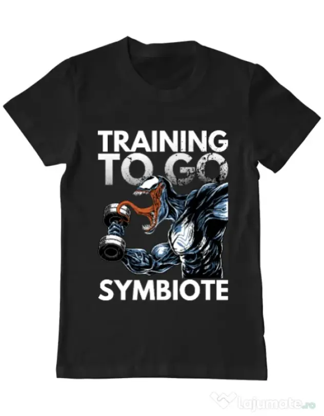 Tricou ADLER barbat Venom training Negru
