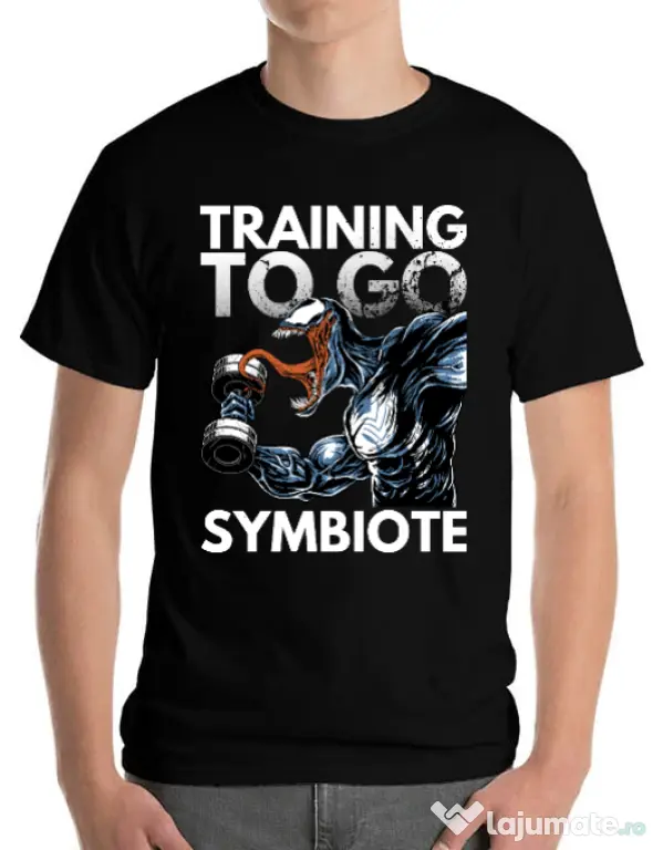 Tricou ADLER barbat Venom training Negru