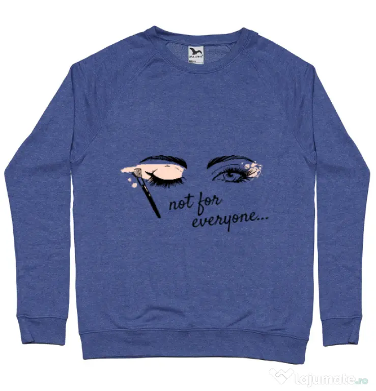 Bluza ADLER barbat Not for everyone Albastru melanj