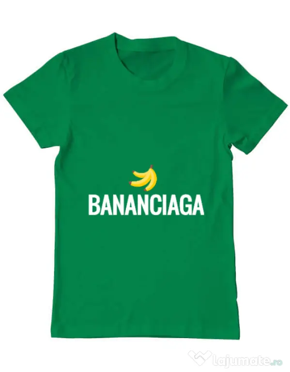 Tricou ADLER barbat Bananciaga Verde mediu