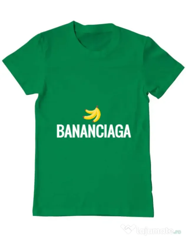 Tricou ADLER barbat Bananciaga Verde mediu