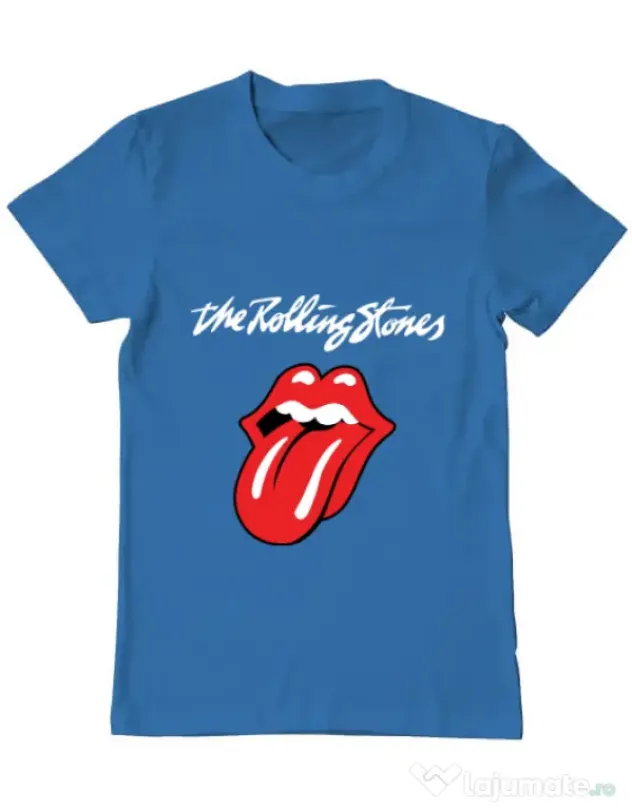 Tricou ADLER barbat The Rolling Stones Albastru azuriu