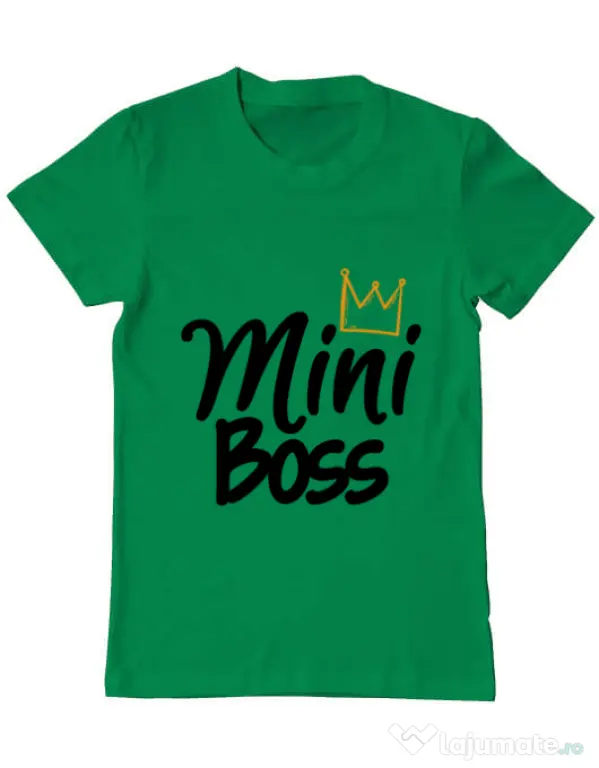 Tricou ADLER barbat Mini boss Verde mediu