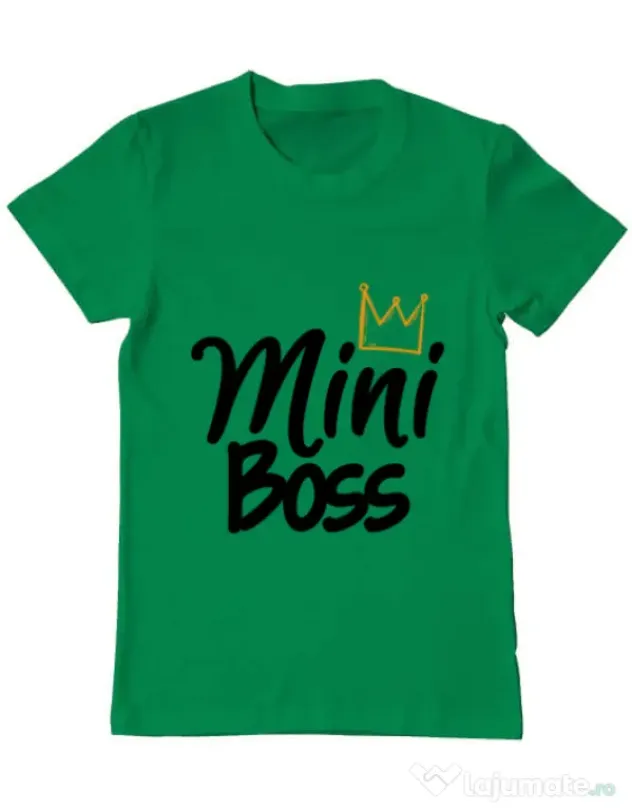 Tricou ADLER barbat Mini boss Verde mediu