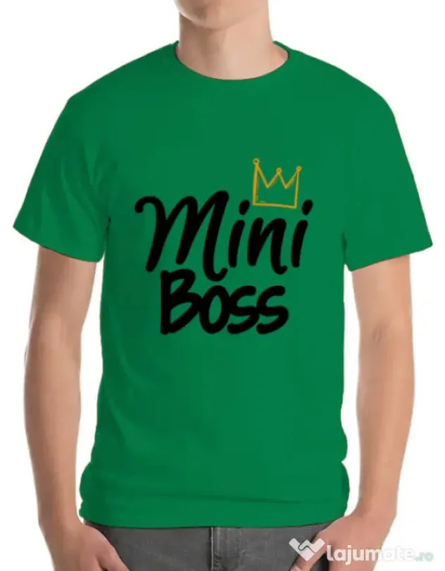 Tricou ADLER barbat Mini boss Verde mediu