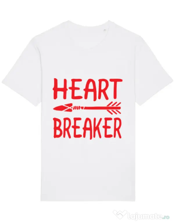 Tricou STANLEY STELLA barbat Heart breaker Alb