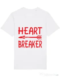 Tricou STANLEY STELLA barbat Heart breaker Alb