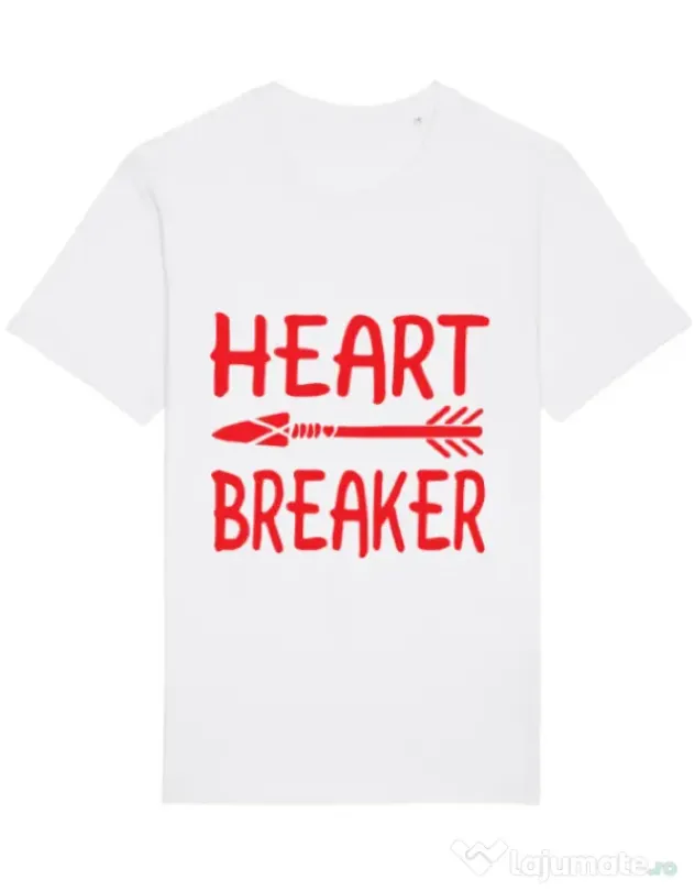 Tricou STANLEY STELLA barbat Heart breaker Alb