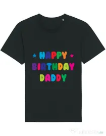Tricou STANLEY STELLA barbat Happy Birthday Daddy Negru
