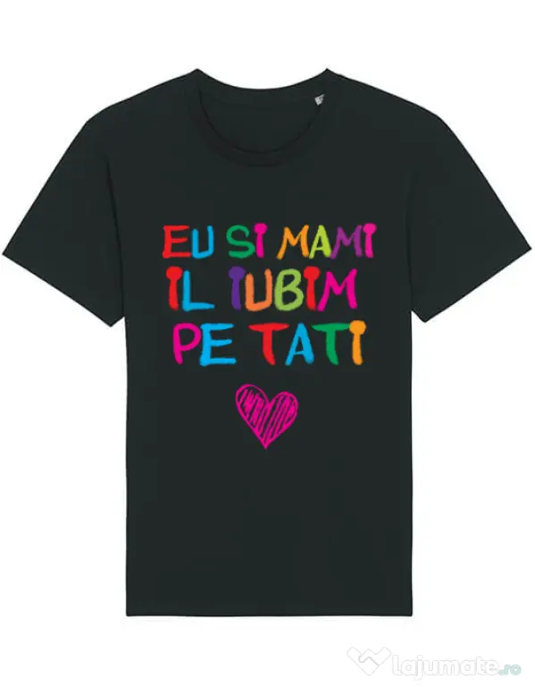 Tricou STANLEY STELLA barbat Il iubim pe tati Negru
