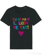 Tricou STANLEY STELLA barbat Il iubim pe tati Negru