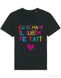 Tricou STANLEY STELLA barbat Il iubim pe tati Negru