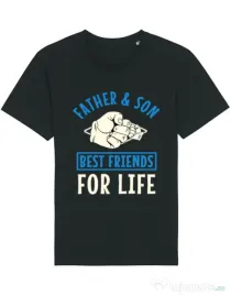 Tricou STANLEY STELLA barbat Father and son Negru