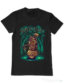 Tricou ADLER barbat Armed and ready Negru