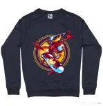 Bluza ADLER barbat Cali skate Denim inchis