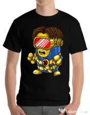Tricou ADLER barbat Cyclops minion Negru