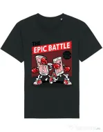 Tricou STANLEY STELLA barbat Epic battle Negru