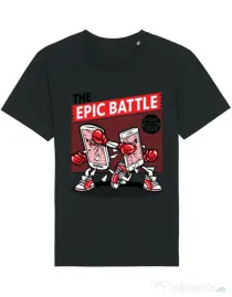 Tricou STANLEY STELLA barbat Epic battle Negru