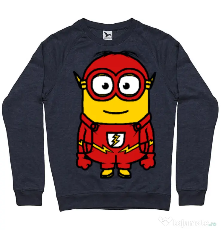 Bluza ADLER barbat Minion flash Denim inchis