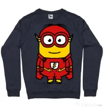 Bluza ADLER barbat Minion flash Denim inchis