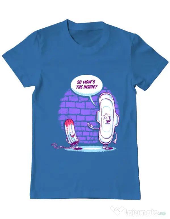 Tricou ADLER barbat How is the inside Albastru azuriu