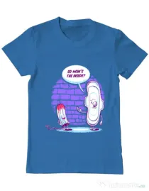Tricou ADLER barbat How is the inside Albastru azuriu