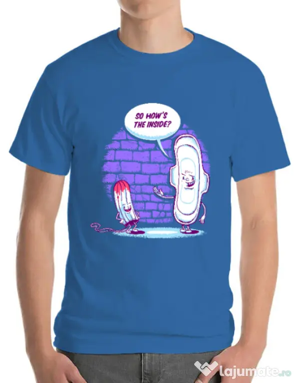 Tricou ADLER barbat How is the inside Albastru azuriu