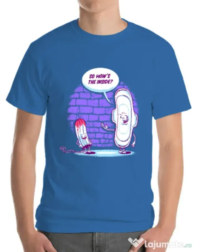 Tricou ADLER barbat How is the inside Albastru azuriu