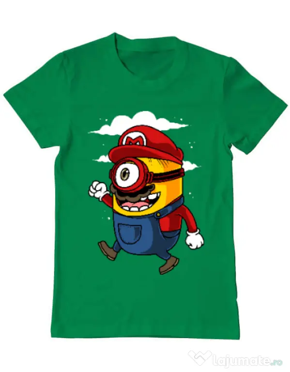 Tricou ADLER barbat Mario minion Verde mediu