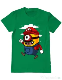Tricou ADLER barbat Mario minion Verde mediu