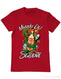 Tricou ADLER barbat Mirada Del Serpiente Rosu