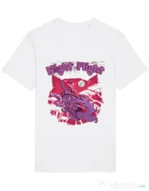 Tricou STANLEY STELLA barbat Night flight Alb