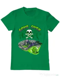 Tricou ADLER barbat Poisonous mushroom Verde mediu