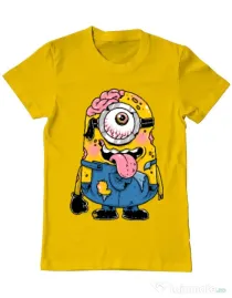 Tricou ADLER barbat Zombie minion Galben