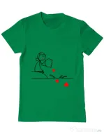 Tricou ADLER barbat Fishing for love 2 Verde mediu