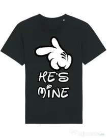Tricou STANLEY STELLA barbat He is mine Negru